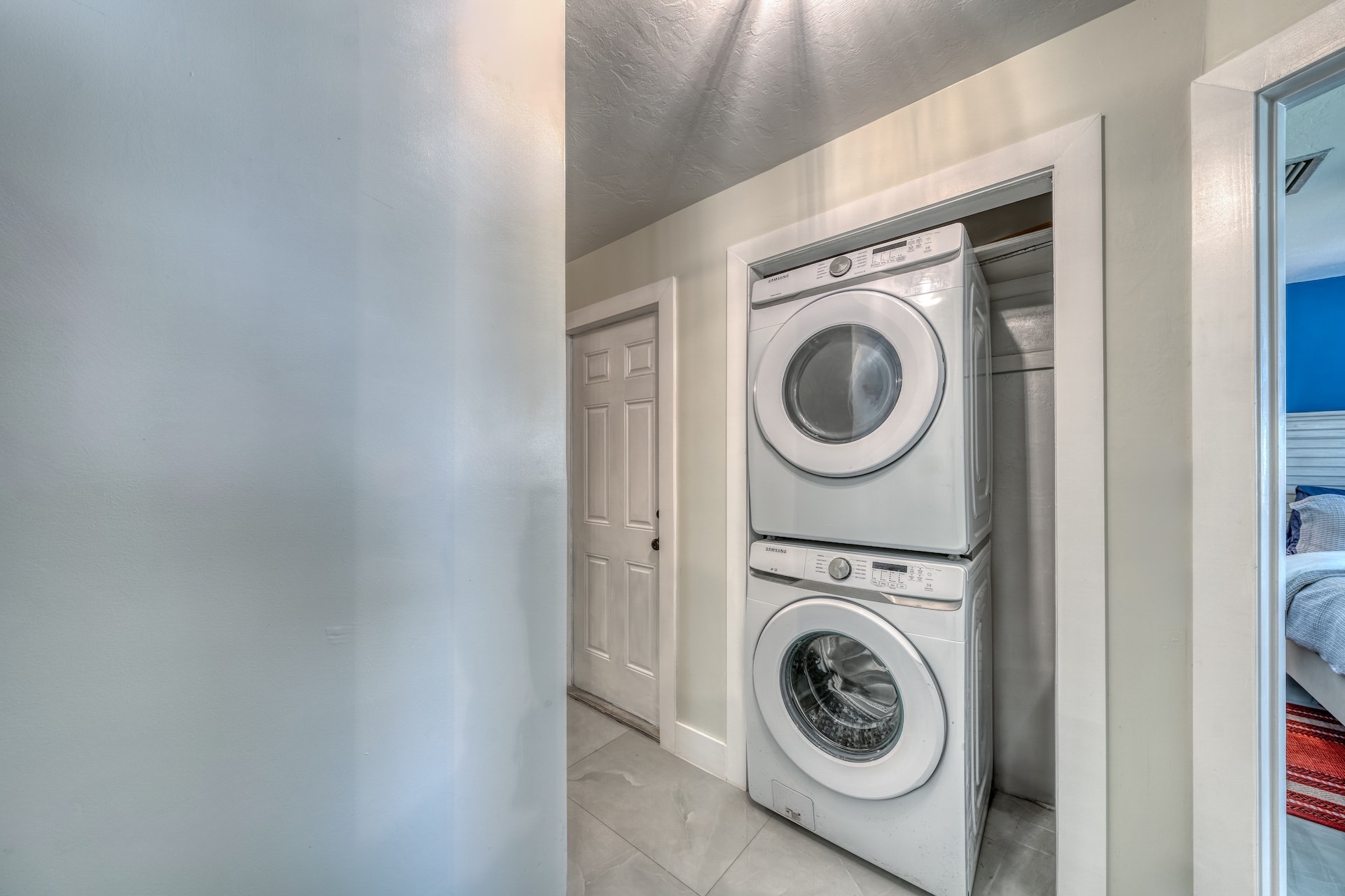 Laundry room with washer and dryer